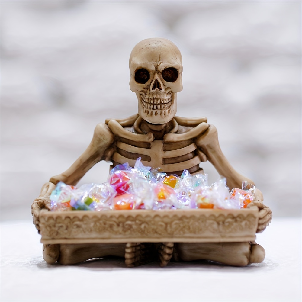 Skull Slot Storage Tray - Square Design